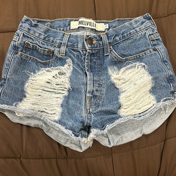 Brandy Melville jean shorts - Picture 1 of 5